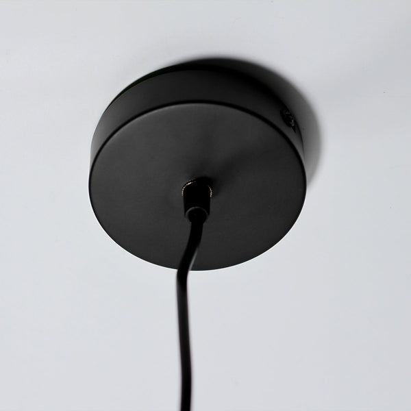 Rabiya Pendant Ceiling Light Lamp Double Shade Black