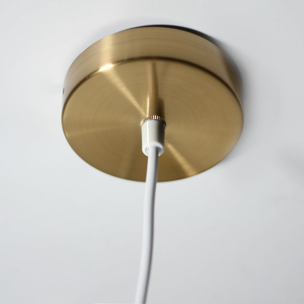 Padgett Split Sphere Ball Pendant Ceiling Light Lamp Large 30cm White Gold