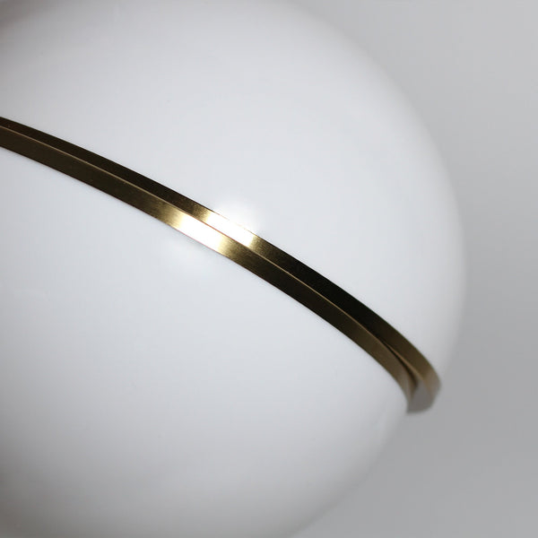 Padgett Split Sphere Ball Pendant Ceiling Light Lamp Large 30cm White Gold