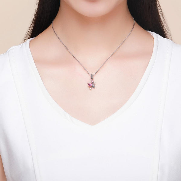 Witch Broomstick Enamel Sterling Silver Bead Charm Bracelet Necklace