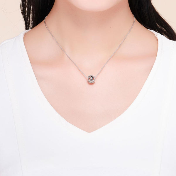 X Initial Letter Sterling Silver Zircon CZ Bead Charm Bracelet Necklace