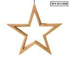 Bamboo Star LED Ceiling Pendant Hanging Lamp Light Large 51cm