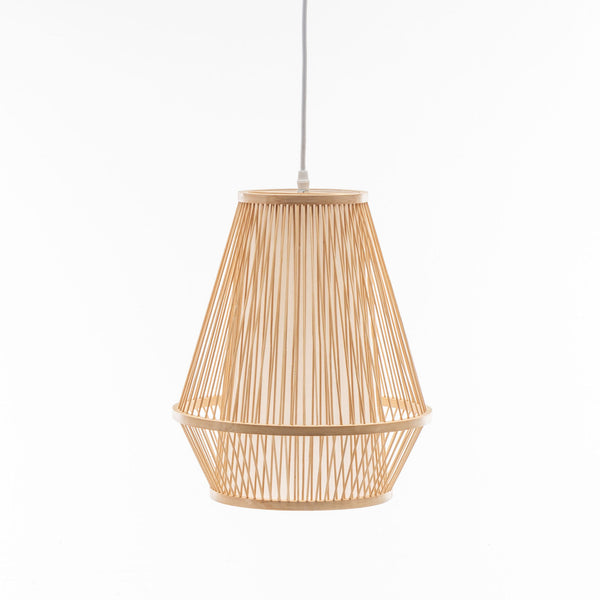 Natural Woven Bamboo Empire Pendant Ceiling Hanging Lamp Light Shade