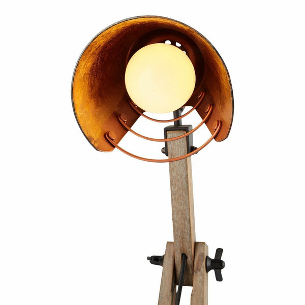 Scandi Modern Natural Wooden Side End Coffee Desk Table Lamp Light