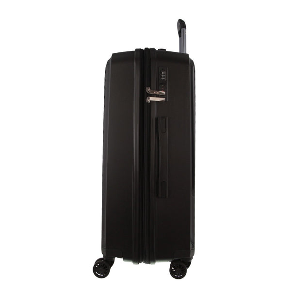 Milleni Hard Shell Spinner Wheel Luggage Bag Travel Suitcase 75cm 124L Black