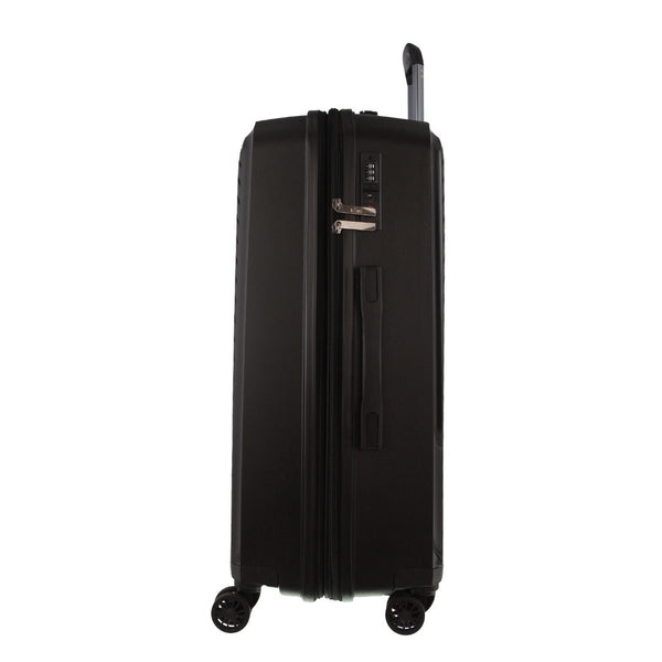 Milleni Hard Shell Spinner Wheel Luggage Bag Travel Suitcase 75cm 124L Black