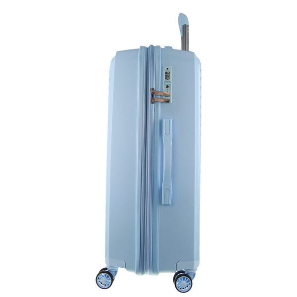 Milleni Hard Shell Spinner Wheel Luggage Bag Travel Suitcase 75cm 124L Blue
