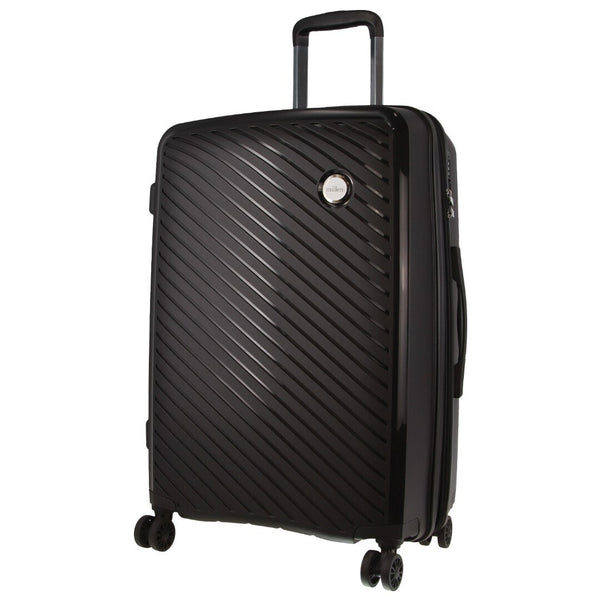 Milleni Hard Shell Spinner Wheel Luggage Bag Travel Suitcase 65cm 82.5L Black