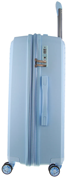 Milleni Hard Shell Spinner Wheel Luggage Bag Travel Suitcase 65cm 82.5L Blue