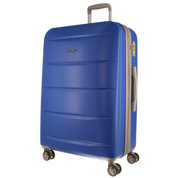 Pierre Cardin Hard Shell Hardshell Spinner Suitcase Luggage Bag 54cm 49L Blue