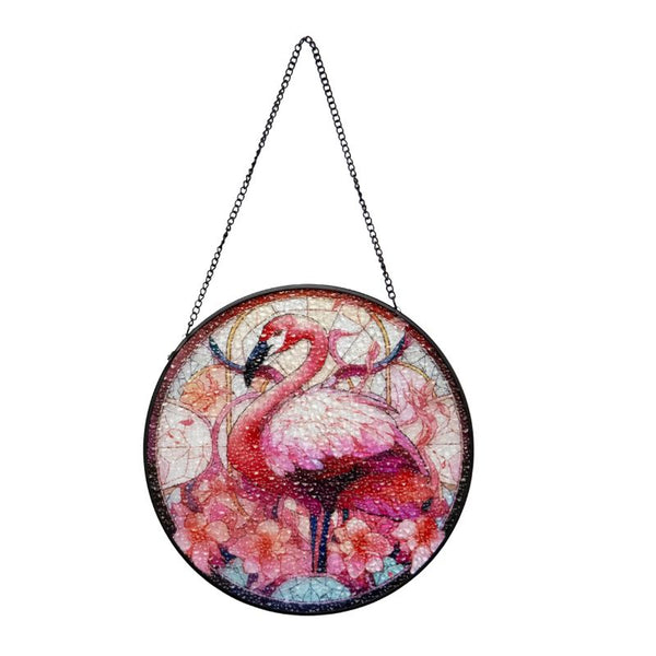 Flamingo Stained Glass Suncatcher Sun Catcher 35cm