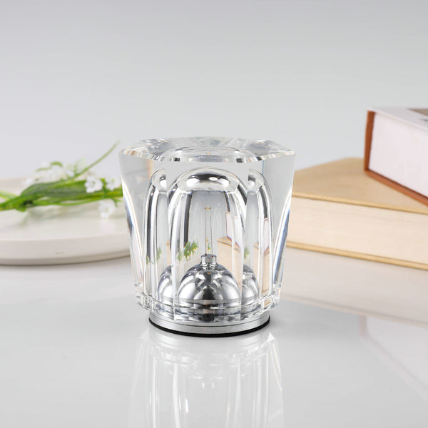 Crystal LED Side End Coffee Table Lamp Light Rechargeable Starburst Effect