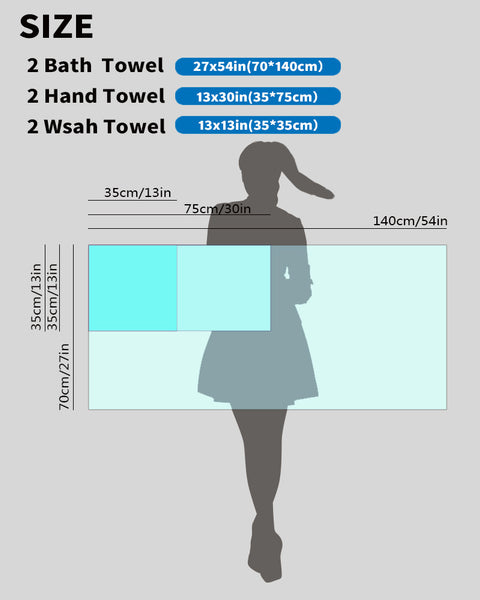 6 Pce Cotton Bath Hand Towel Facecloth Washcloth Set Yellow