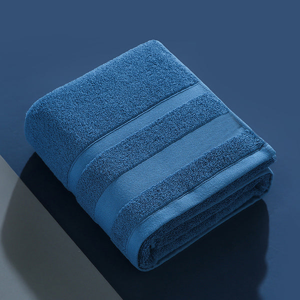 Cotton Bath Towel 380g 140 x 70cm Blue