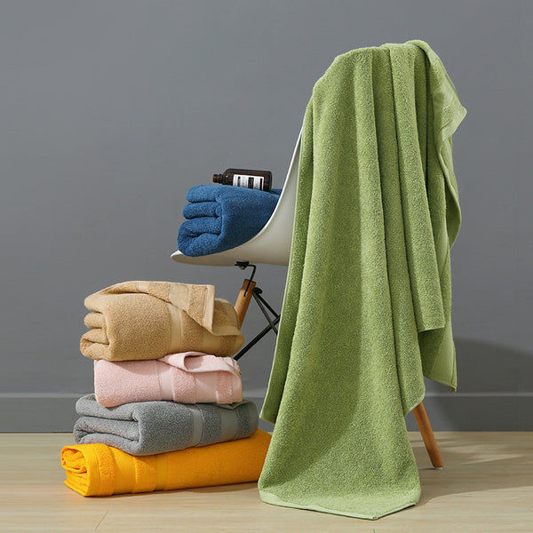 3 Piece Cotton Bath Hand Face Towel Set Blue