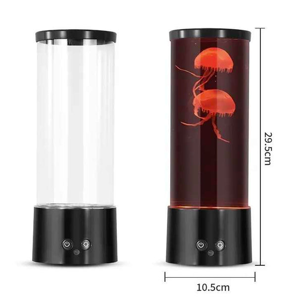 1 x LED Jellyfish Bedside Nursery Lamp Light 17 Colours 4 Modes USB Battery