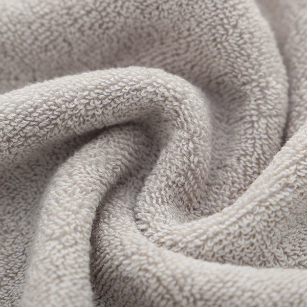 Happy Life Cotton Bath Towel 380g 140 x 70cm Light Grey