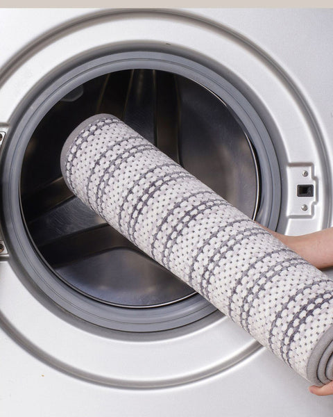 Non Slip Absorbent Bath Mat Rug 60 x 40cm Grey