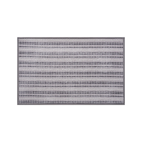 Non Slip Absorbent Bath Mat Rug 60 x 40cm Grey