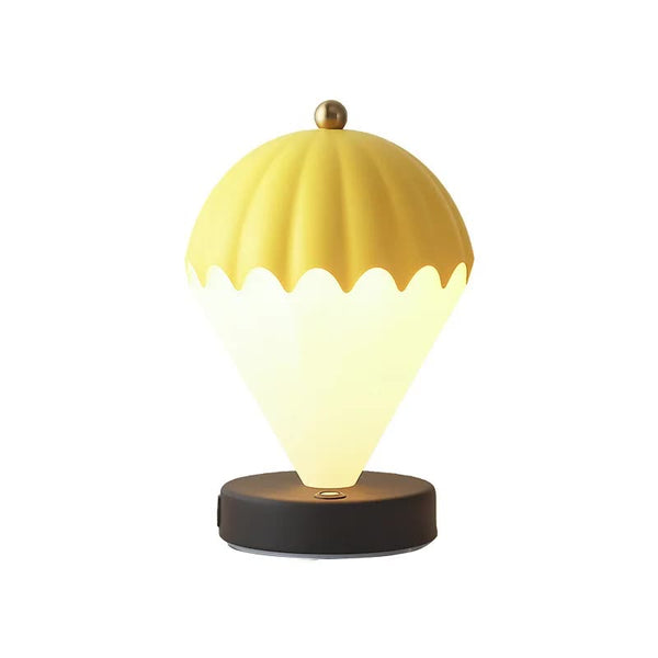 Nordic Style Hot Air Balloon LED Touch 3 Colour USB Bedside Table Lamp Light Yellow