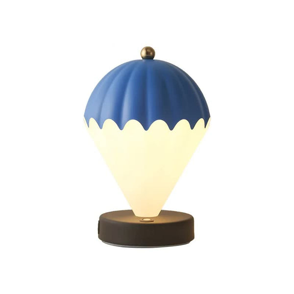 Nordic Style Hot Air Balloon LED Touch 3 Colour USB Bedside Table Lamp Light Blue