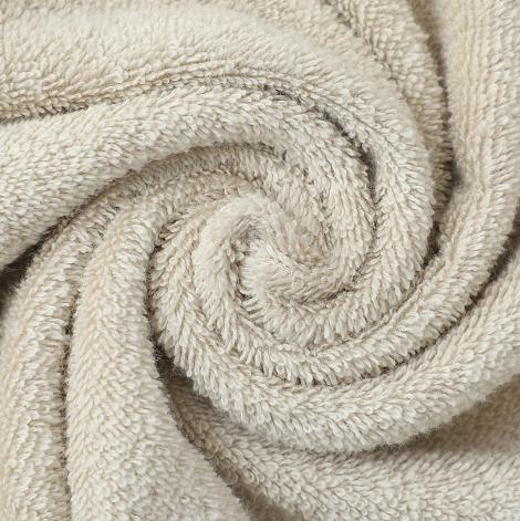 4 x Elegant Orange Floral Embroidered Cotton Hand Towels Beige