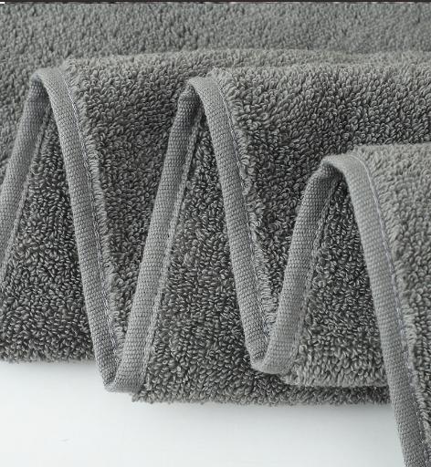 4 x Elegant Floral Embroidered Cotton Hand Towels Grey White Beige Mixed