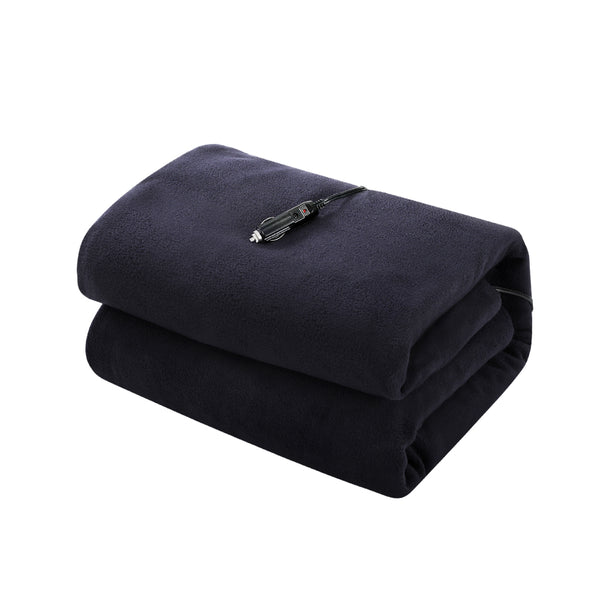 Giselle Electric Heated Blanket Fleece Throw Rug Car Travel Camping 12V DC