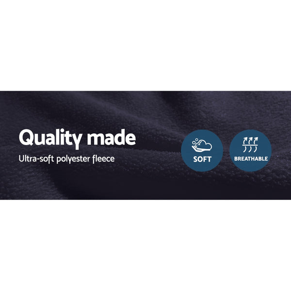 Giselle Electric Heated Blanket Fleece Throw Rug Car Travel Camping 12V DC