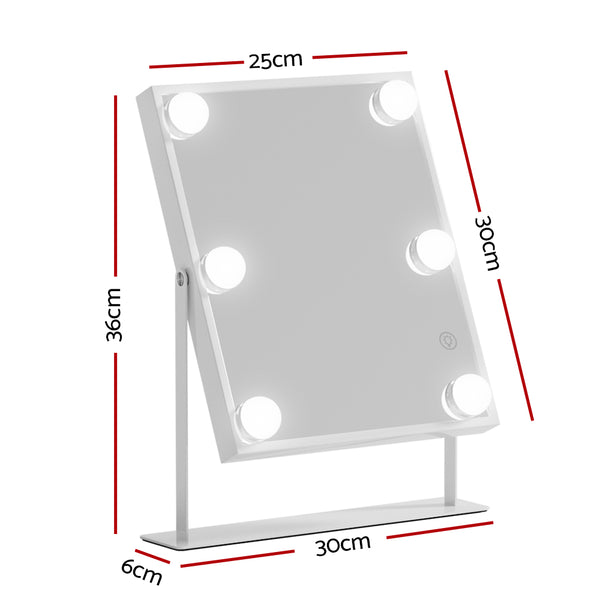 Embellir Bluetooth LED Makeup Mirror Lighted Vanity Hollywood 25X30CM