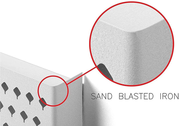 Wall Mounted Earring Jewelry Hanger Organizer Holder 109 Holes 19 Hooks White