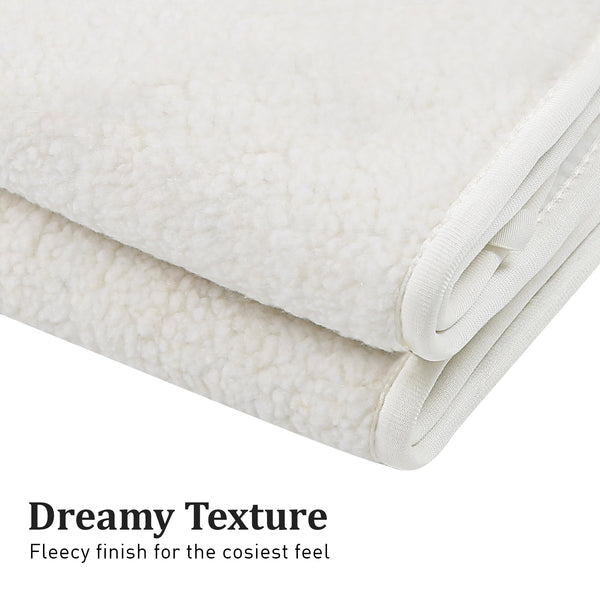 Laura Hill Electric Blanket Fleece Dual LED Control 9 Levels Timer 40cm Double