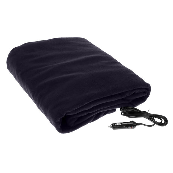 Laura Hill Heated Electric Car Blanket 150 x 110cm 12v Blue