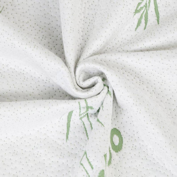 Laura Hill Waterproof Fitted Bamboo Mattress Protector Underlay 35cm Single