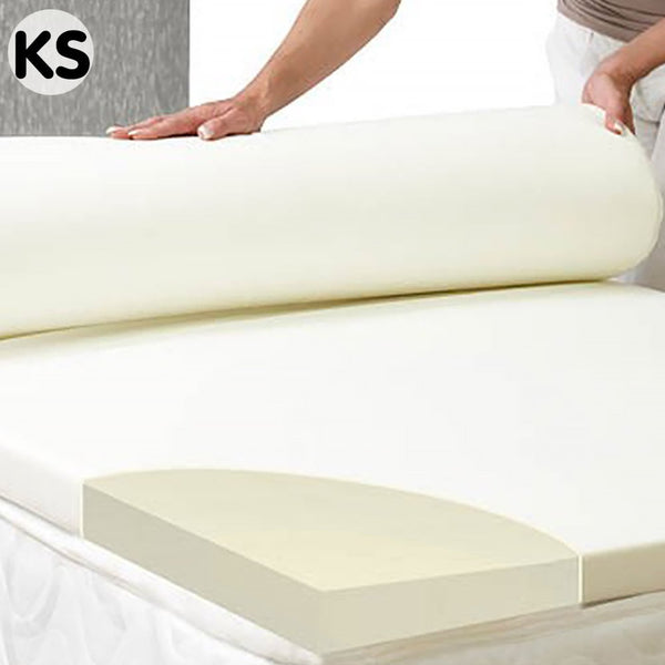 Laura Hill High Density Mattress Foam Topper 7cm King Single
