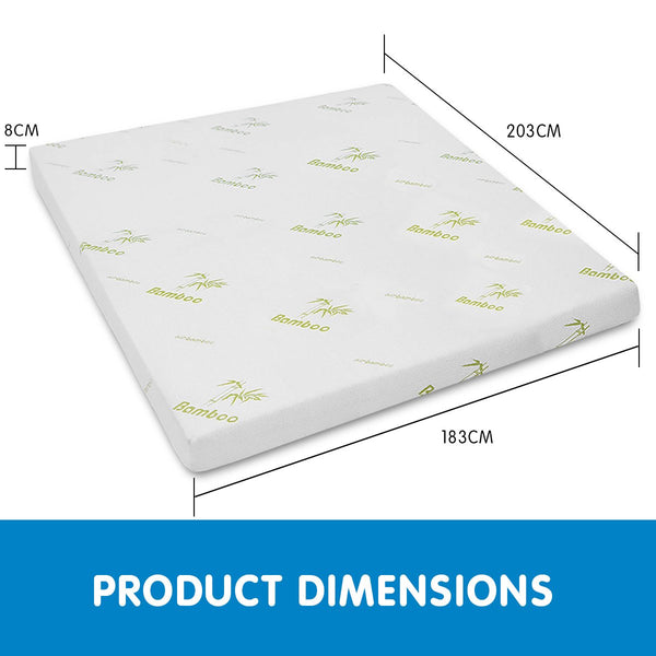 Laura Hill Cool Gel Memory Foam Mattress Topper King