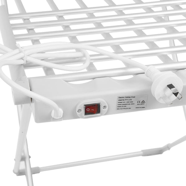 Pronti Heated Towel Clothes Rack Dryer Warmer Airer Hanger Laundry 230W