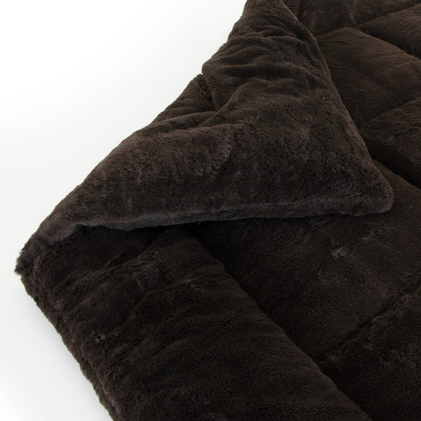 Laura Hill 600GSM Faux Mink Comforter Quilt Blanket Super King