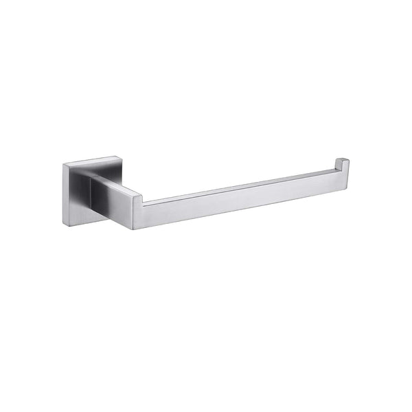 Stainless Square Hand Towel Holder Hanger Wall Mount Bathroom Kitchen