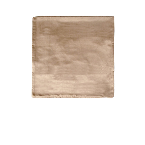 Polyester Faux Suede Cushion Cover 43cm Square Linen