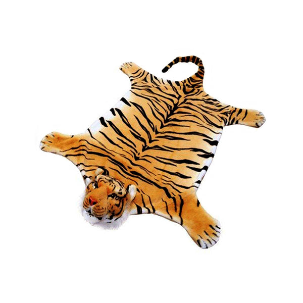 Realistic Wild Tiger Faux Animal Floor Rug 95 x 166cm