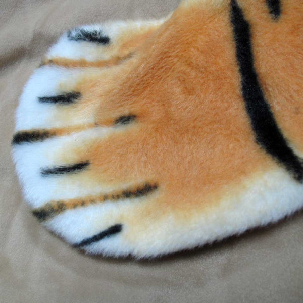 Realistic Wild Tiger Faux Animal Floor Rug 95 x 166cm