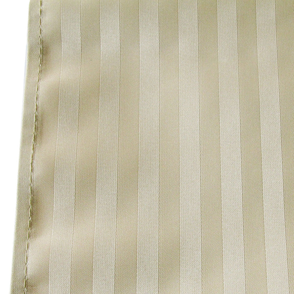 Striped Satin Jacquard Table Runner Cream 30 x 160cm