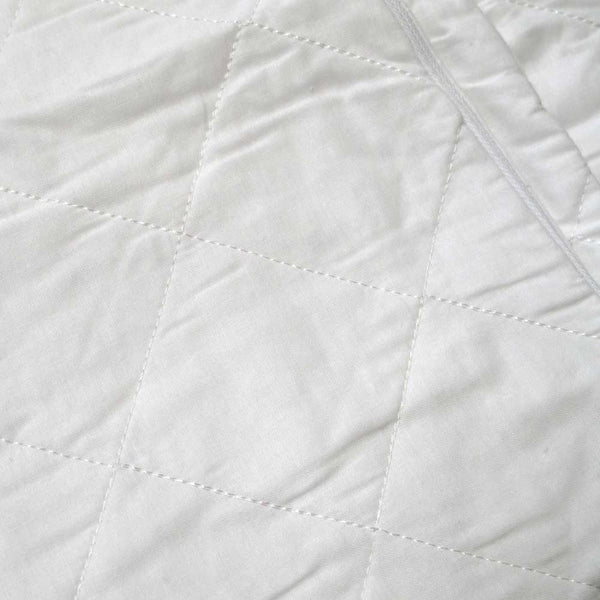 Artex Pair of Cotton Quilted Standard Pillow Protectors 48 x 74cm