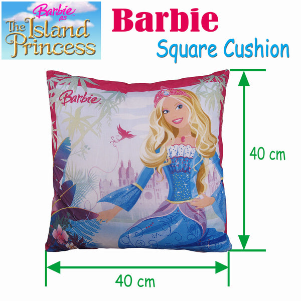 Disney Barbie Island Princess Filled Cushion Square 40cm