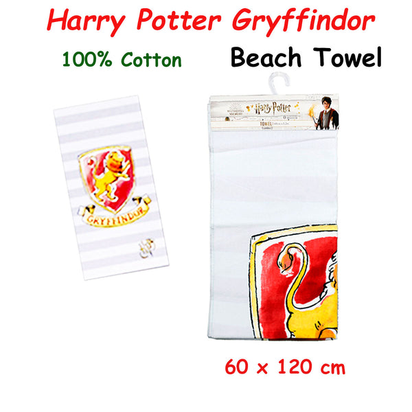 Caprice Harry Potter Gryffindor Cotton Beach Towel 60 x 120cm
