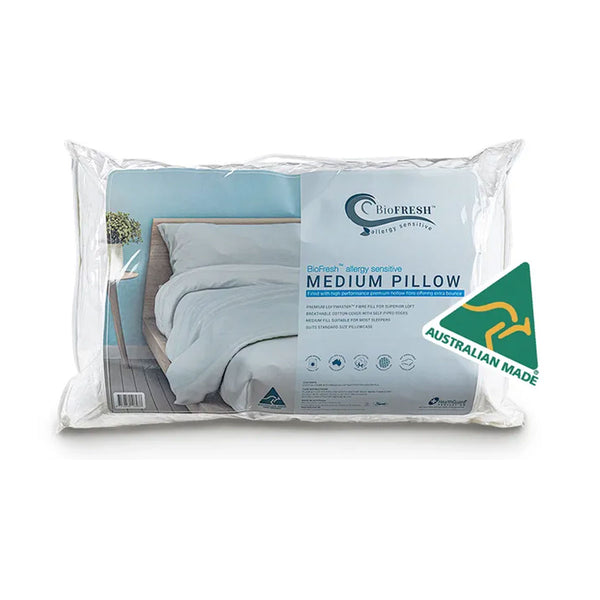 Easyrest BioFresh Allergy Sensitive Medium Standard Pillow 48 x 73cm