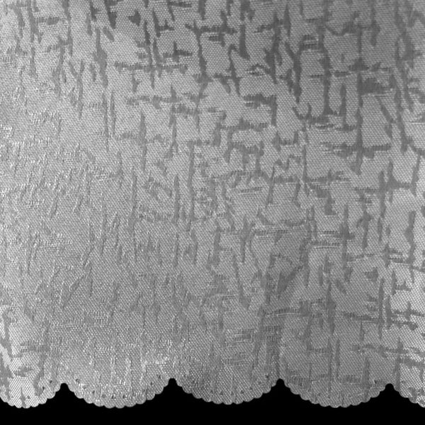 Scribble Jacquard Tablecloth Grey 150 x 270cm