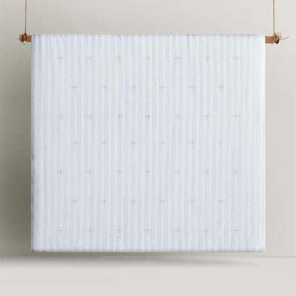 Vintage Design Homewares Reflections White Bedspread Comforter Quilt King