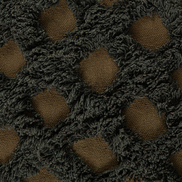 Bedding House Betula Textured Green Filled Square Cushion 45cm